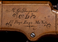 Henry first model rifle civil war inscribed fully documented (10)